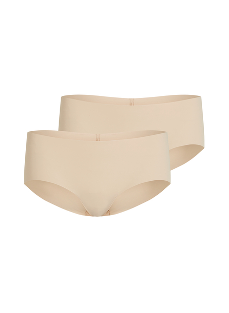 3-pakning Invisible shorts, Beige