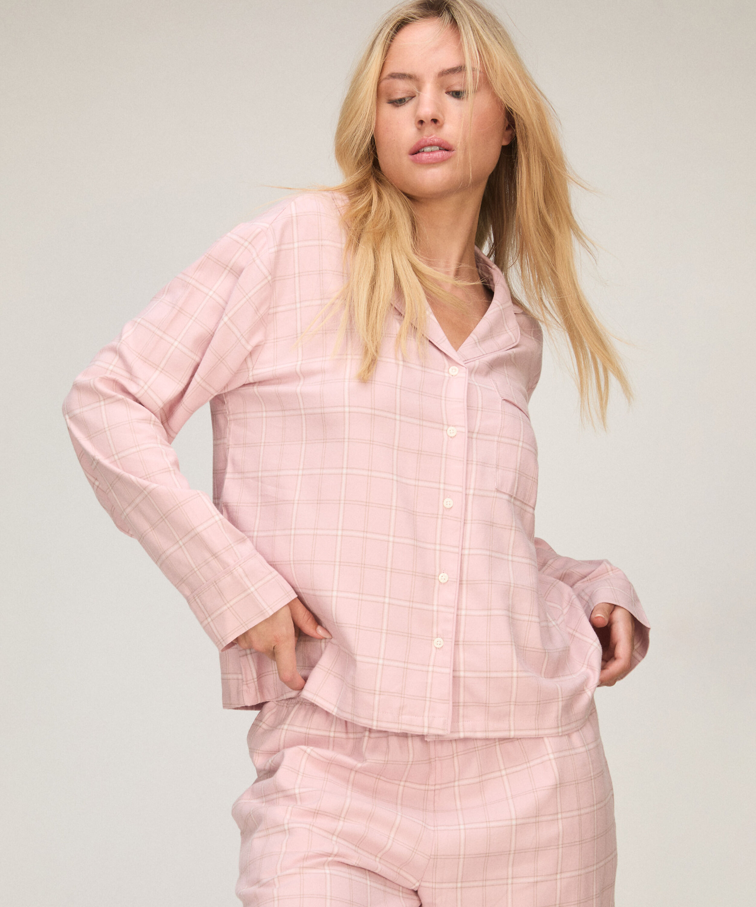Pyjamasjakke Woven