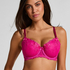 Peonie Padded Underwired Bra, Rosa