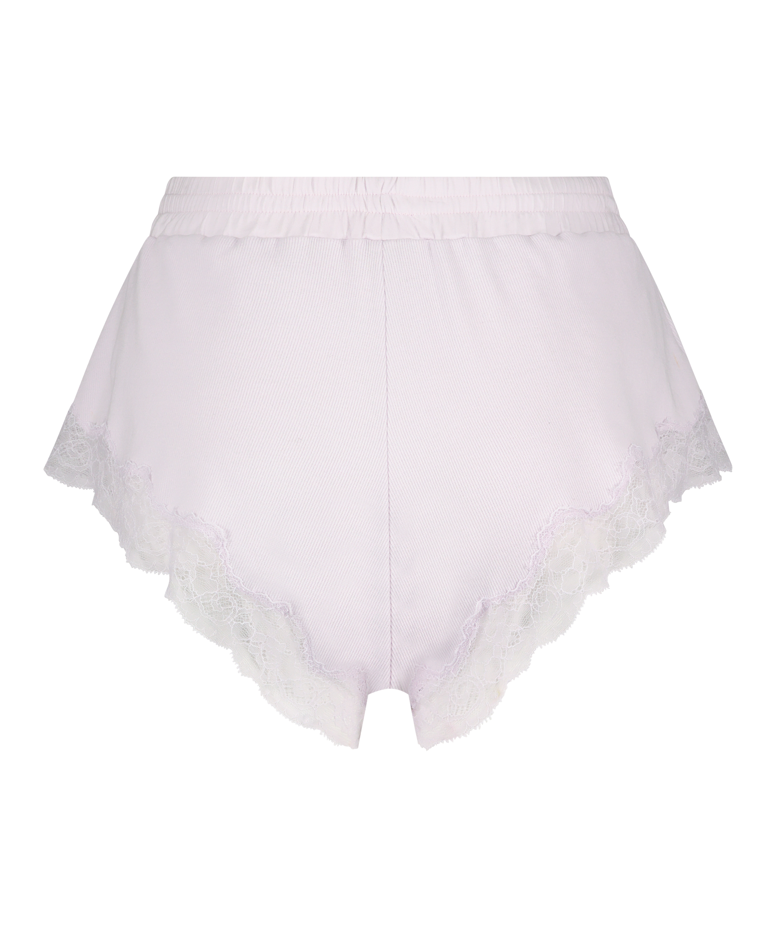 Mia rib lace shorts, Lilla, main