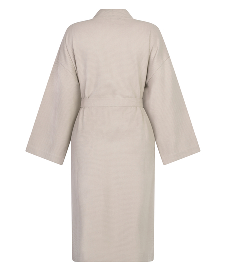 Badekåpe Waffle, Beige