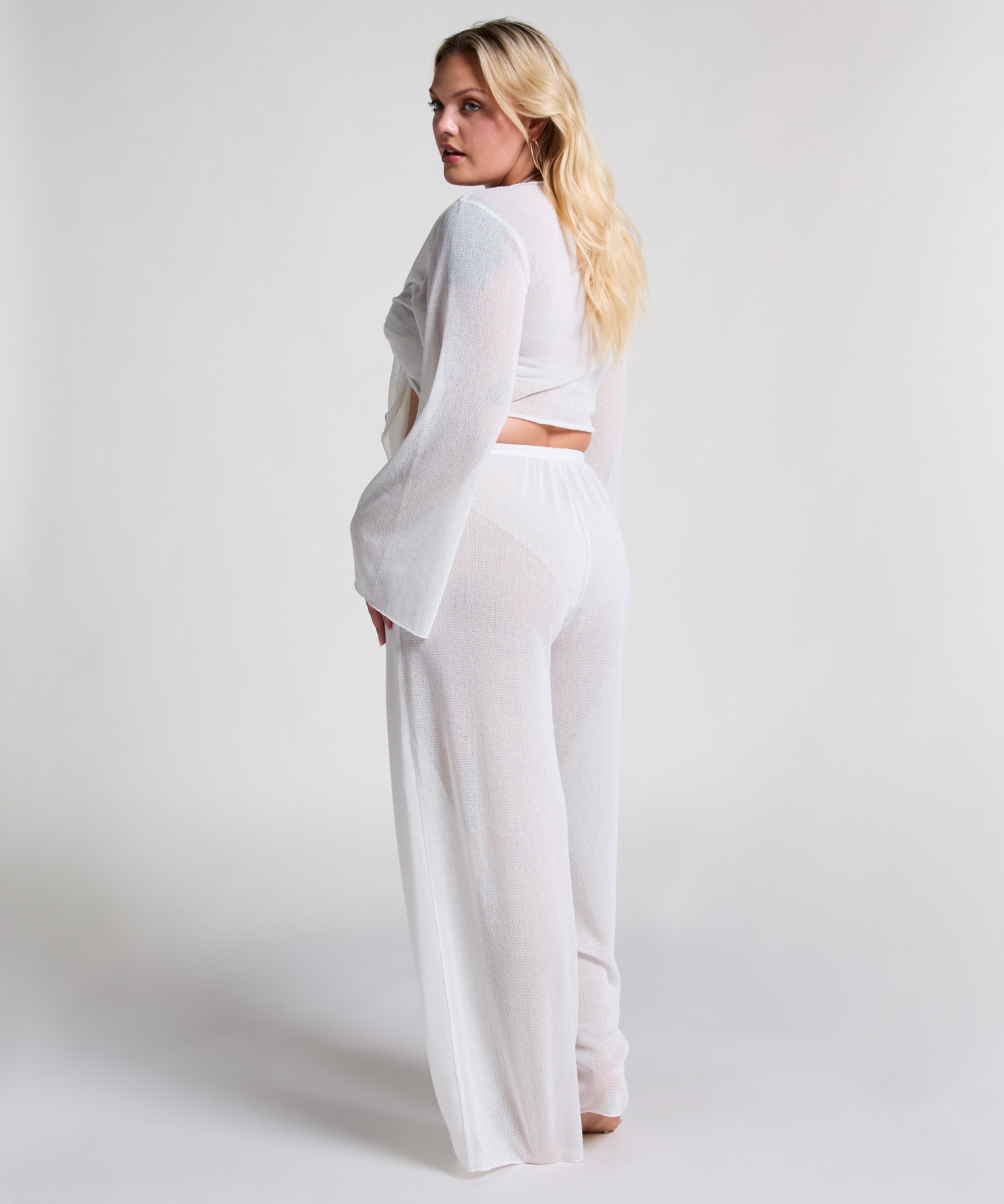 Strand Strikketopp, Hvit, main