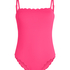 Badedrakt Bandeau Scallop, Rosa