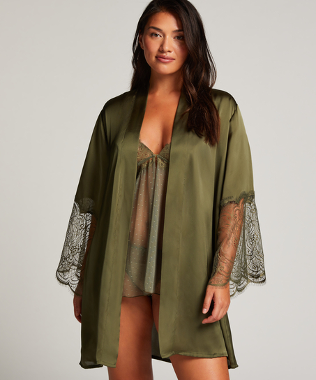 Kimono Satin, Grønn