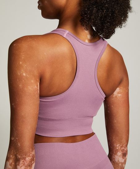 HKMX sømløs sports-BH, Lilla