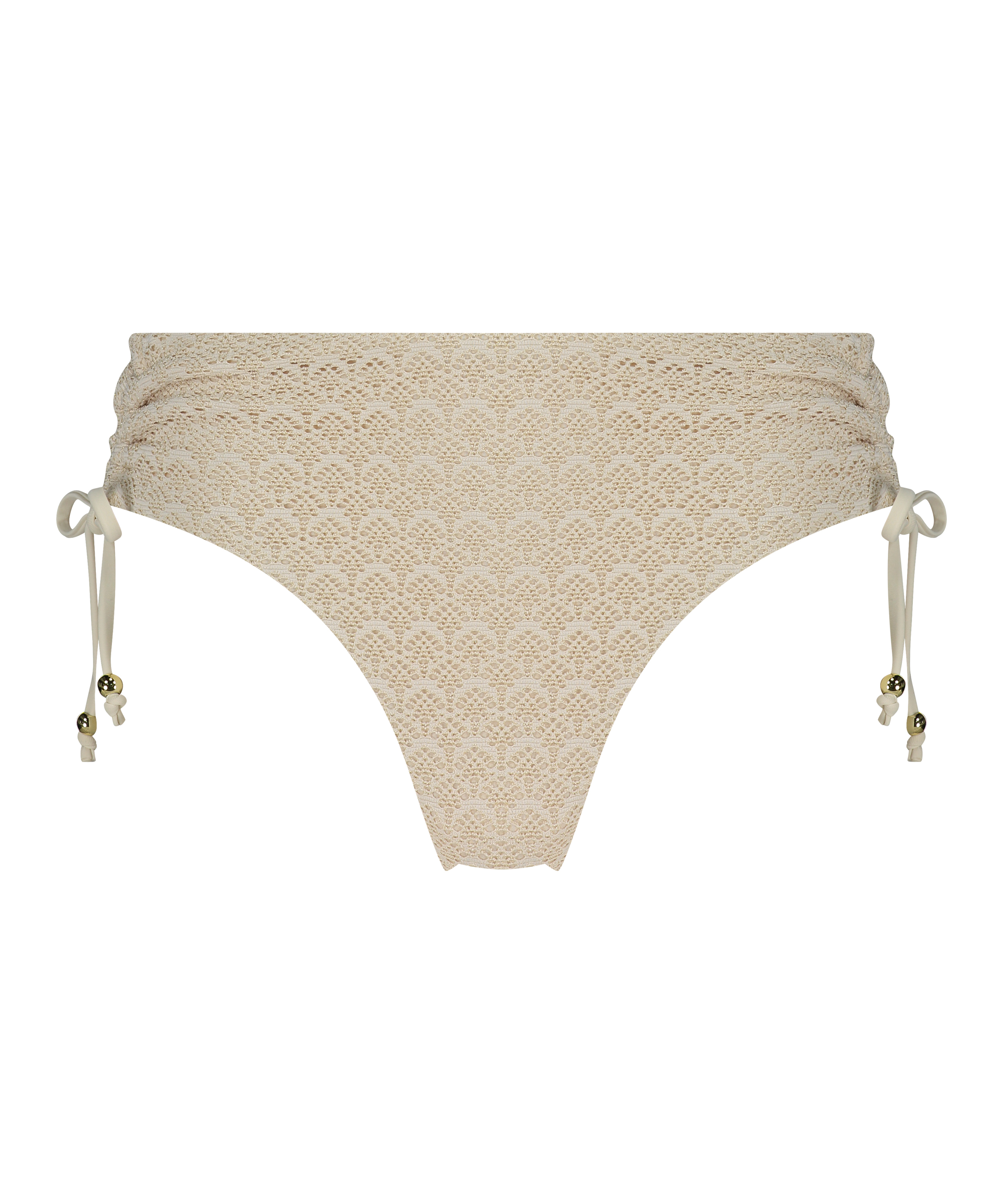 Bikiniunderdel Crochet, Hvit, main