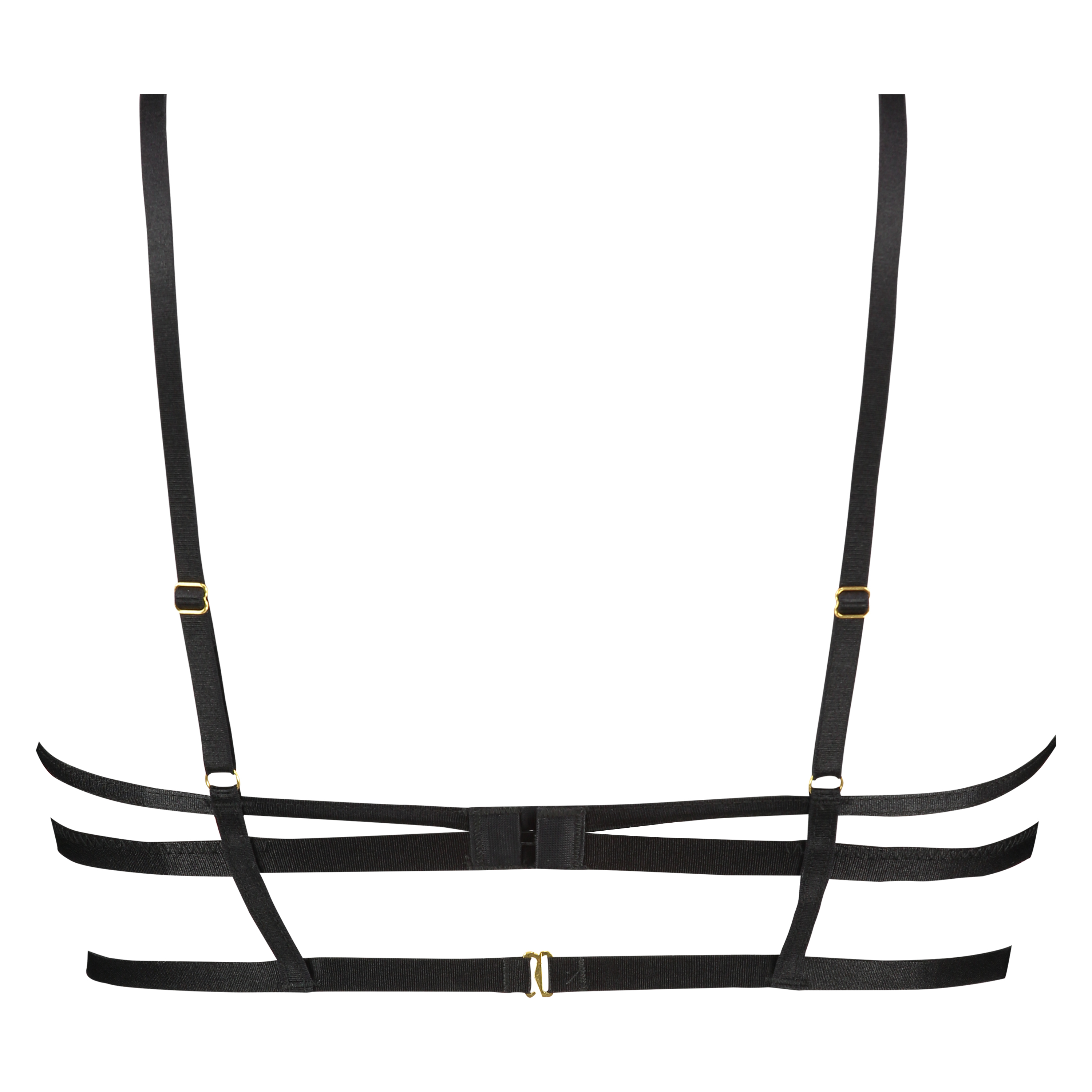 Bella Triangle Bralette, Svart, main