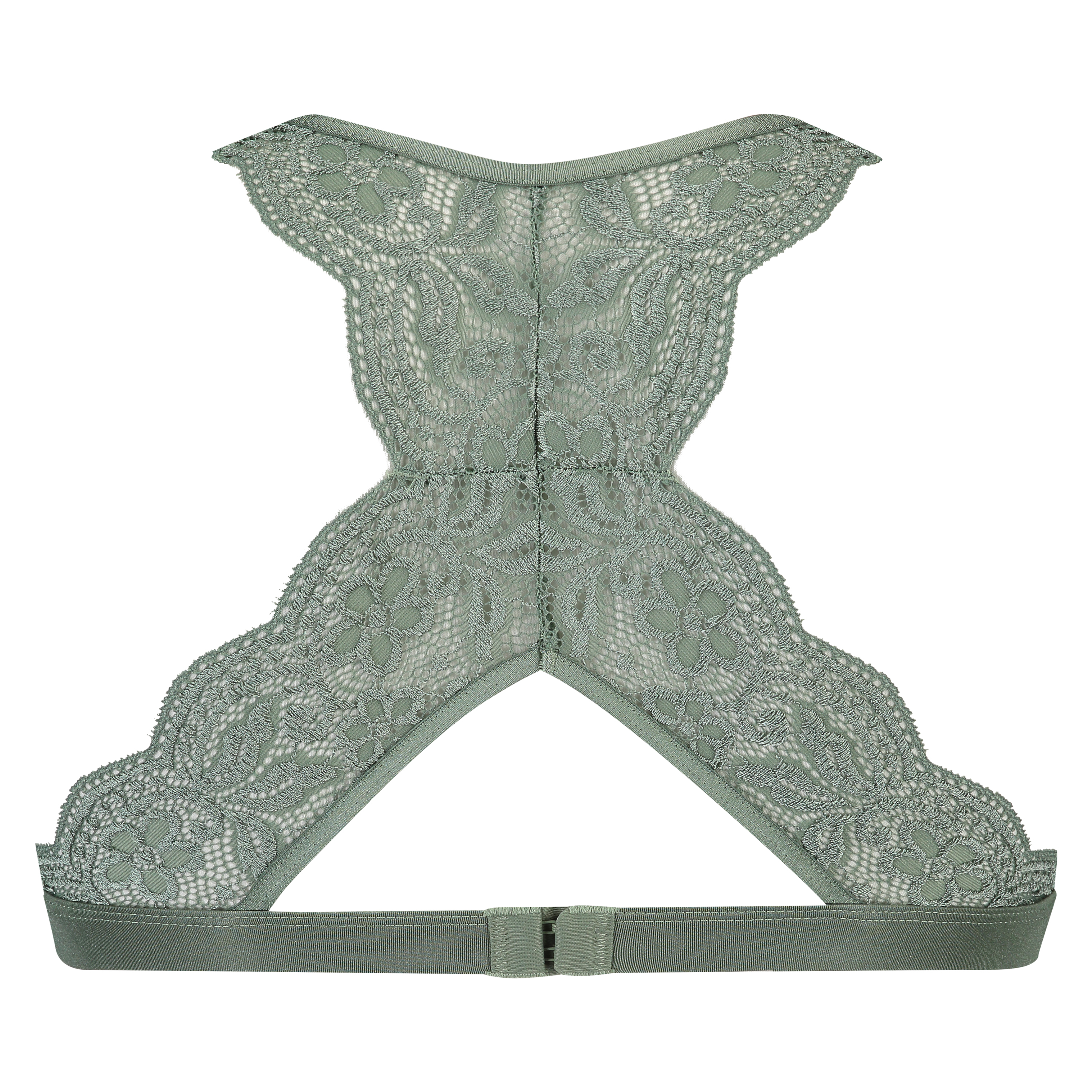 Halter racerback bralette, Grønn, main