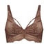 Uvattert bh med b&oslash;yle longline Raquel, Brun
