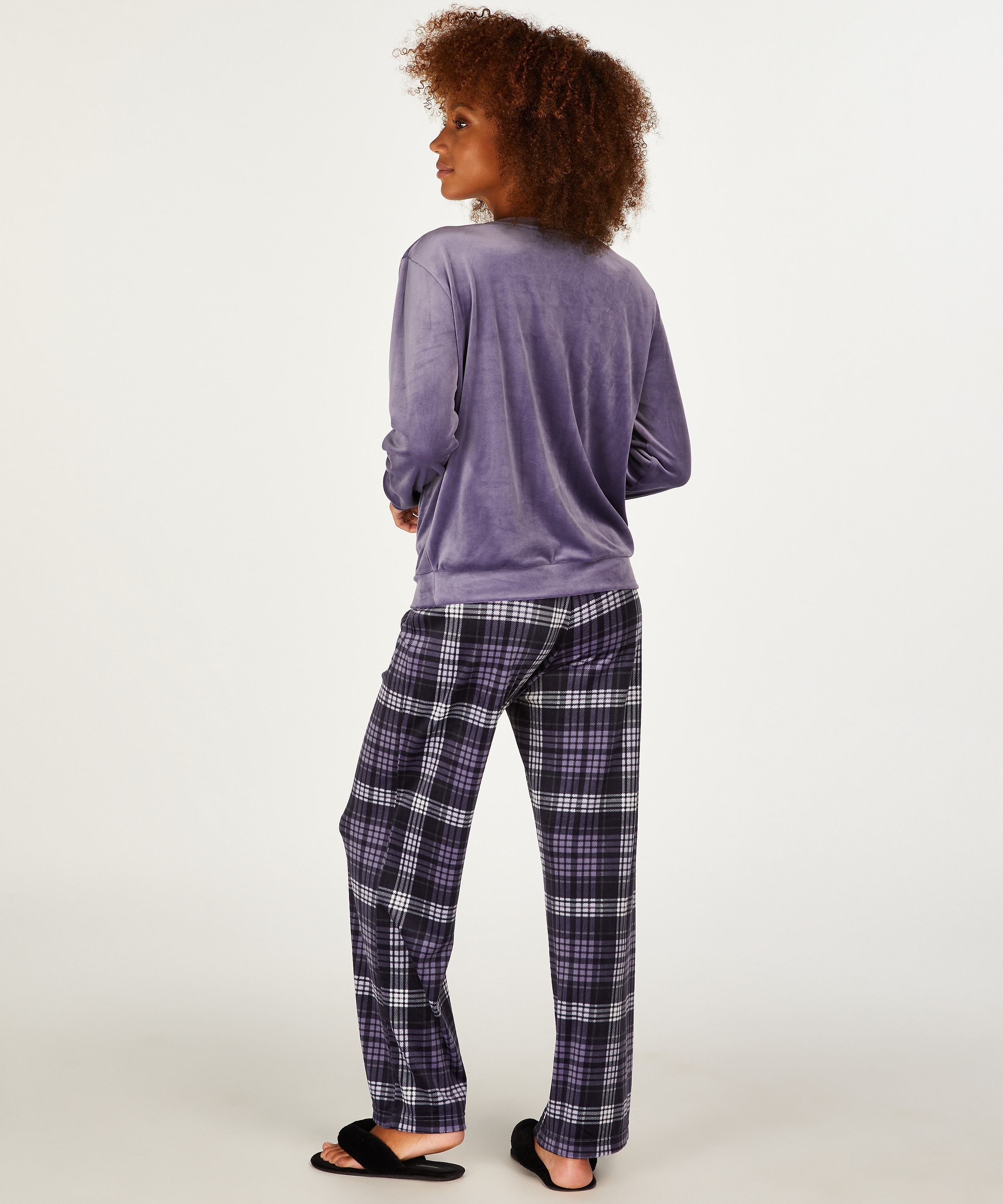 Pyjamaset with Bag, Blå, main