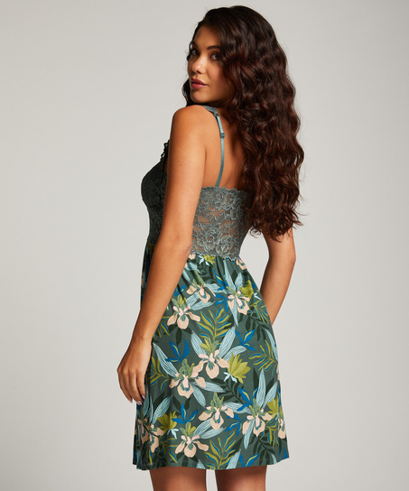 Nattkjole Nora Lace, Gr&oslash;nn