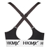 HKMX sports-BH The Crop Logo Level 1, Svart