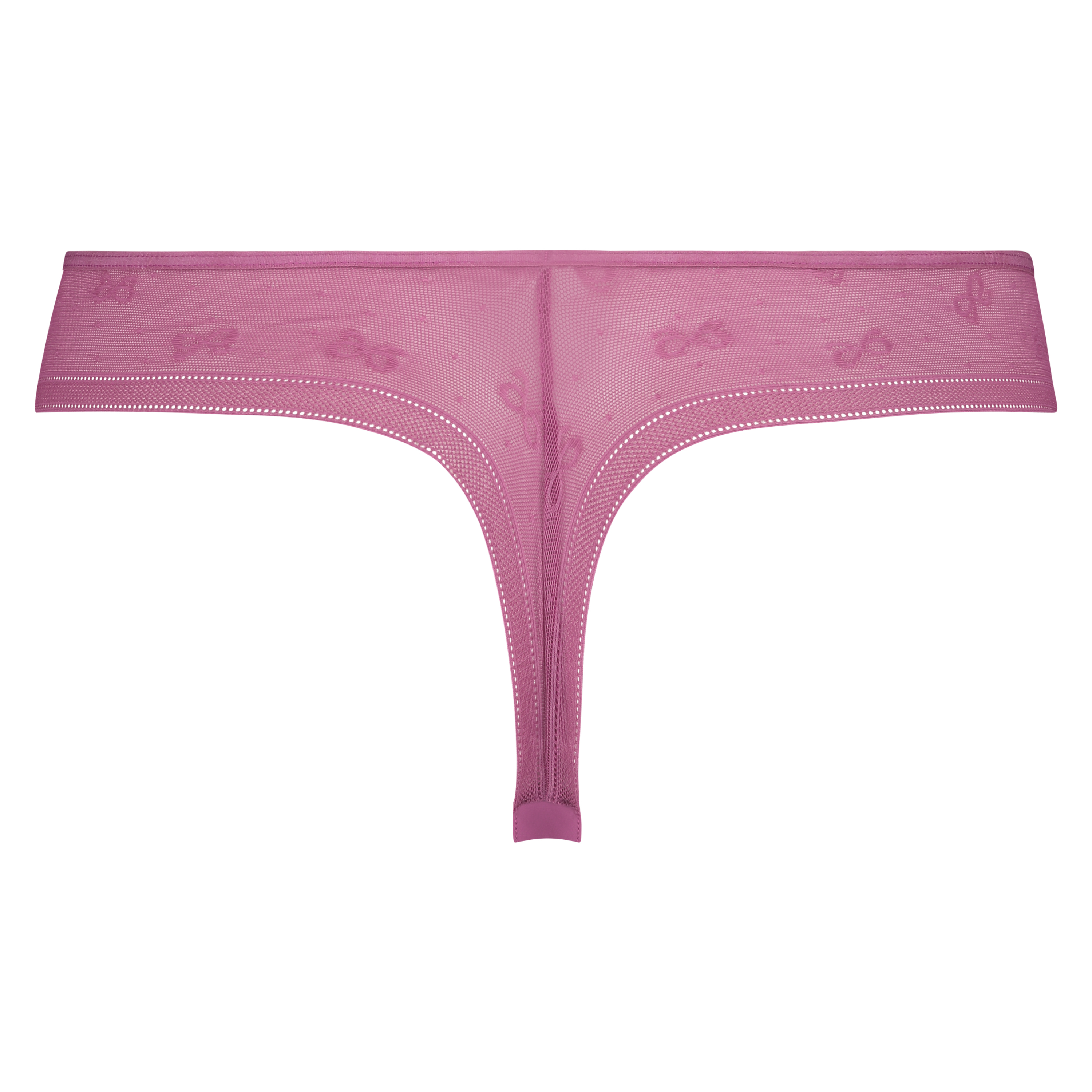 Usynlig thong med logo, Rosa, main