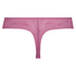 Usynlig thong med logo, Rosa