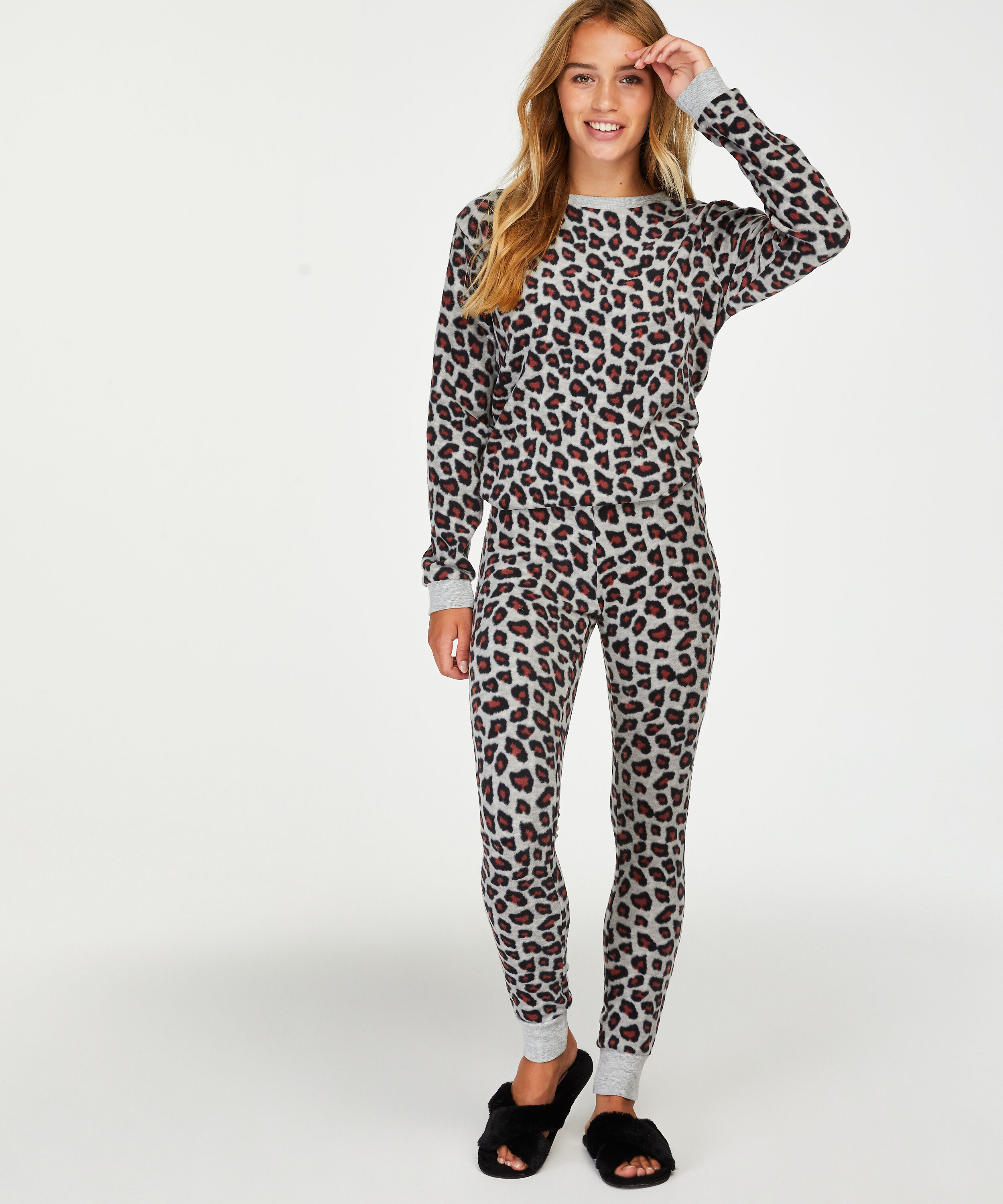 Micro fleece leggings, Gr&aring;