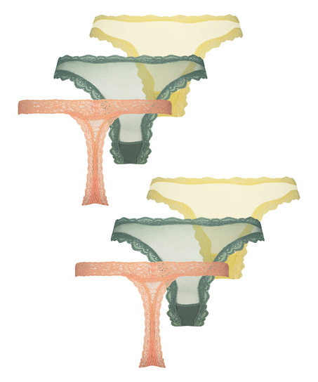 6-pakning med brazillian, Gul