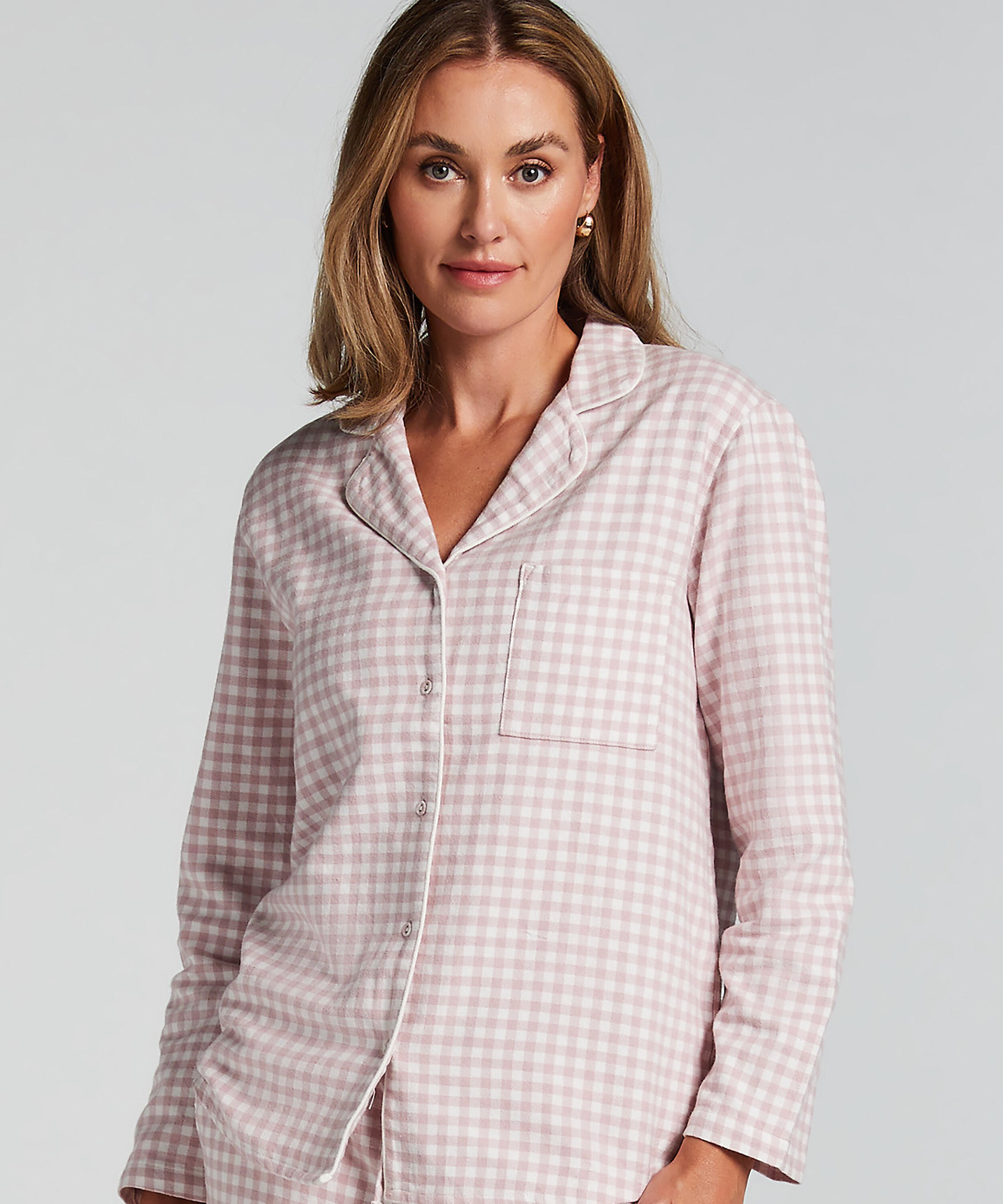 Pysjamatopp Flanell Essentials, Lilla