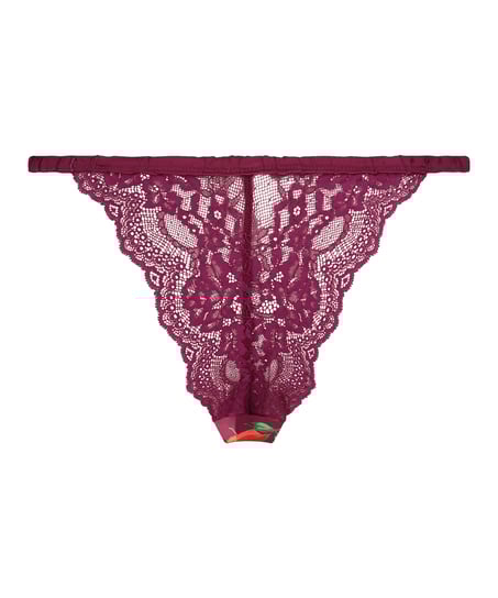 Harper brasiliansk truse med h&oslash;y skj&aelig;ring, Lilla