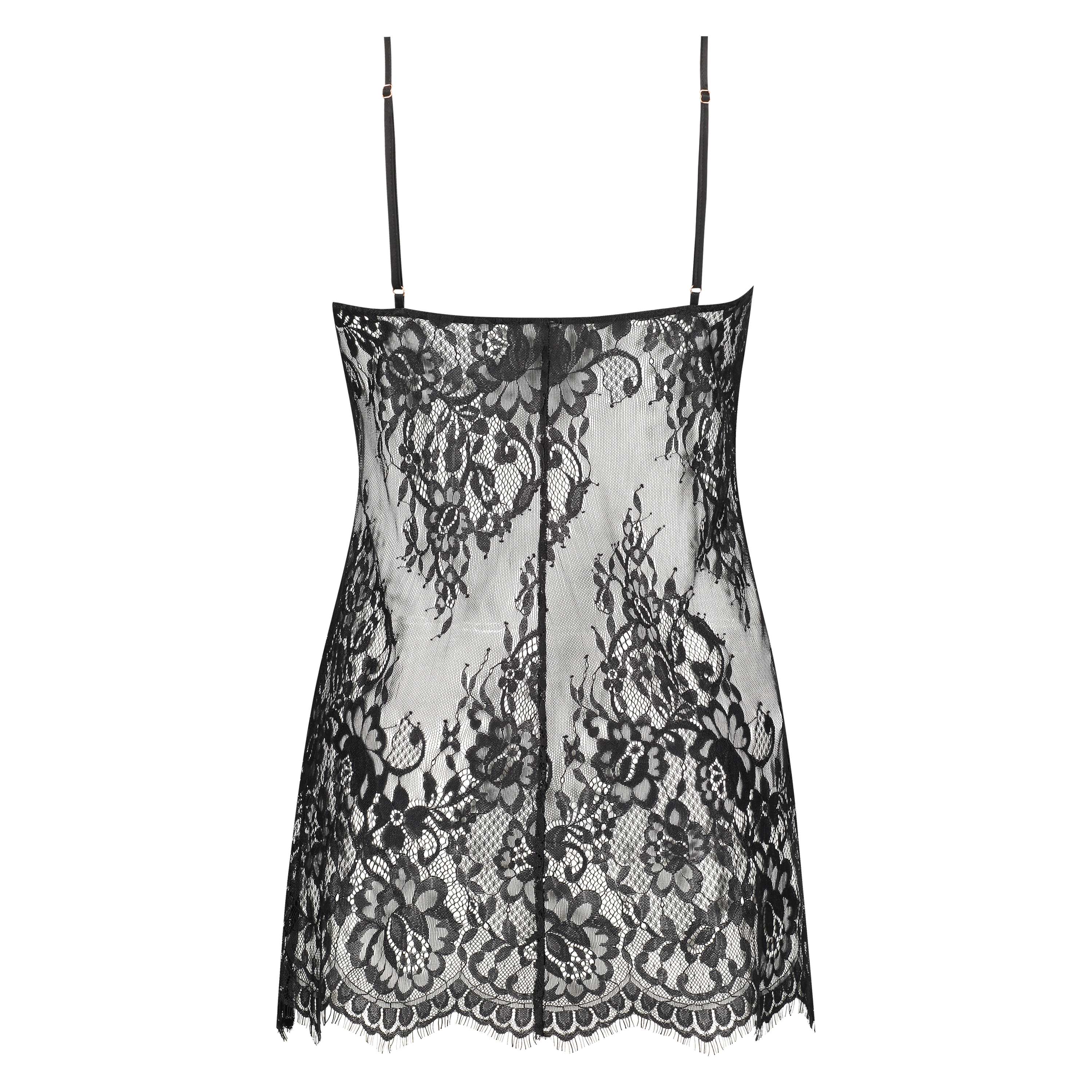 Jennifer slipkjole, Svart, main