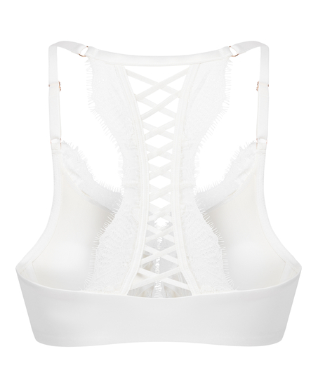 Polstret pushup-BH med bøyle Tiah, Hvit