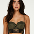 Xiomara Padded Longline Underwired Bra, Grønn