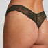Invisible g-streng Lace Back, Grønn
