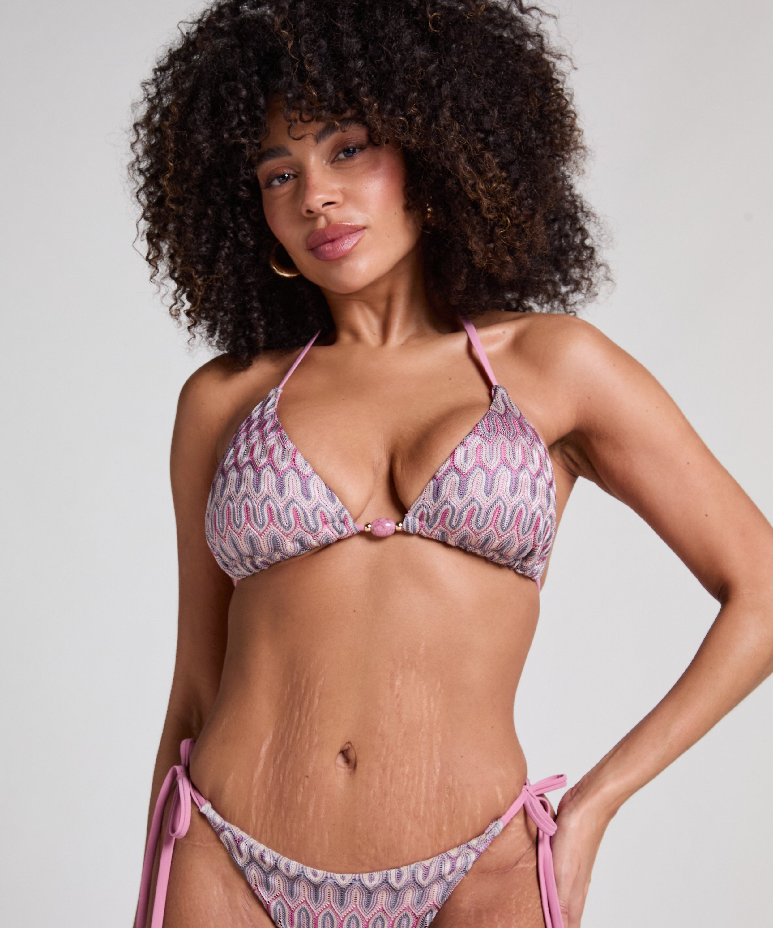 Cali Triangle Bikinitopp, Rosa, main