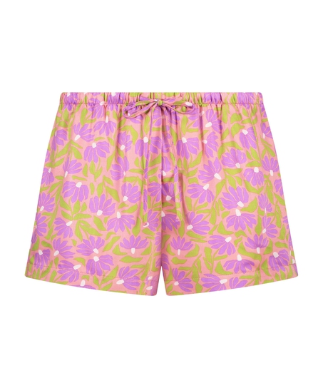 Pyjamasshorts i sateng, Rosa