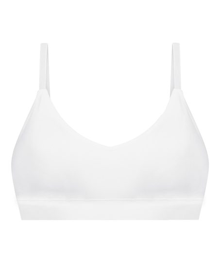 Dide Triangel-bralette, Hvit