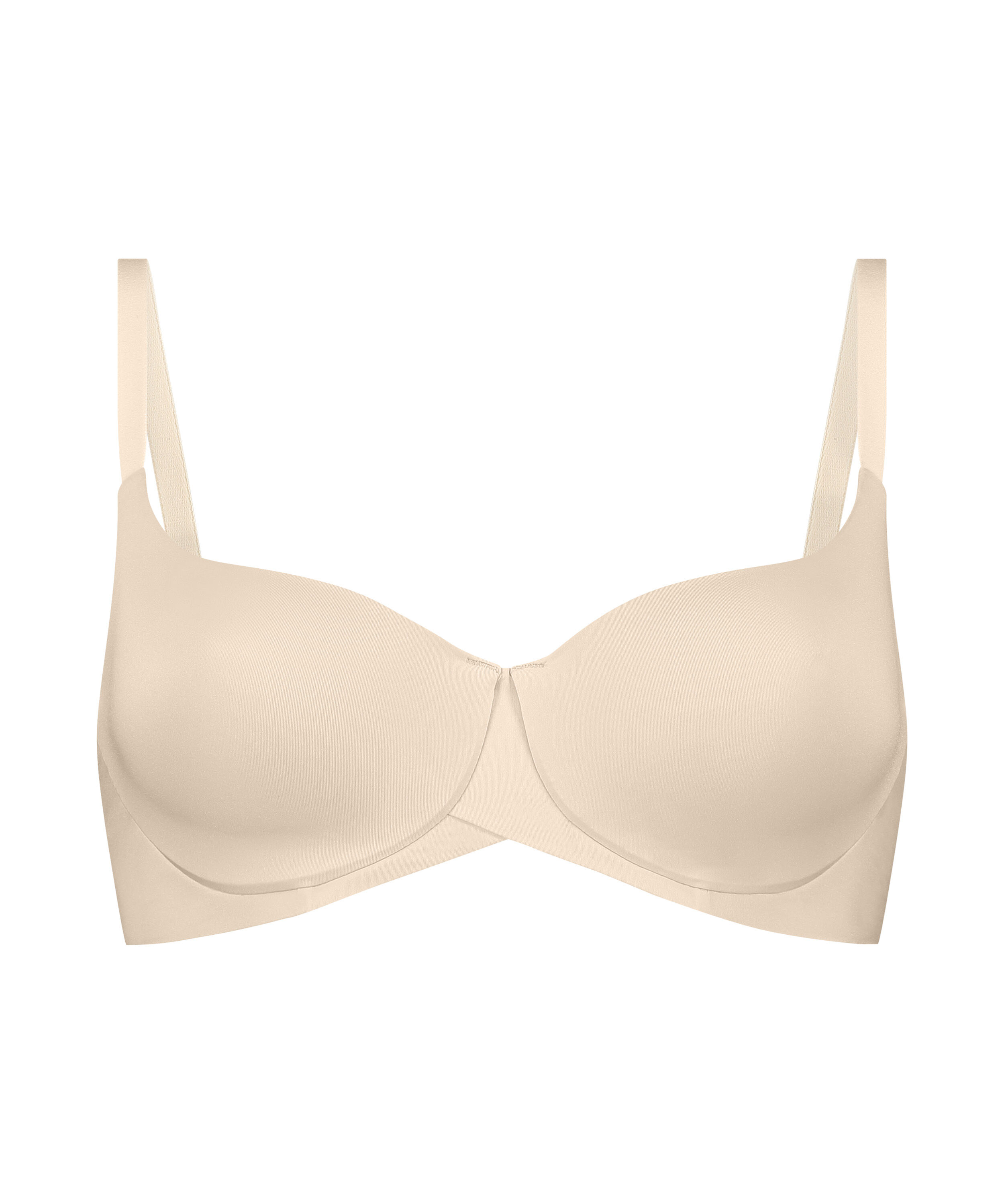 Polstret BH med b&oslash;yle Smooth, Beige