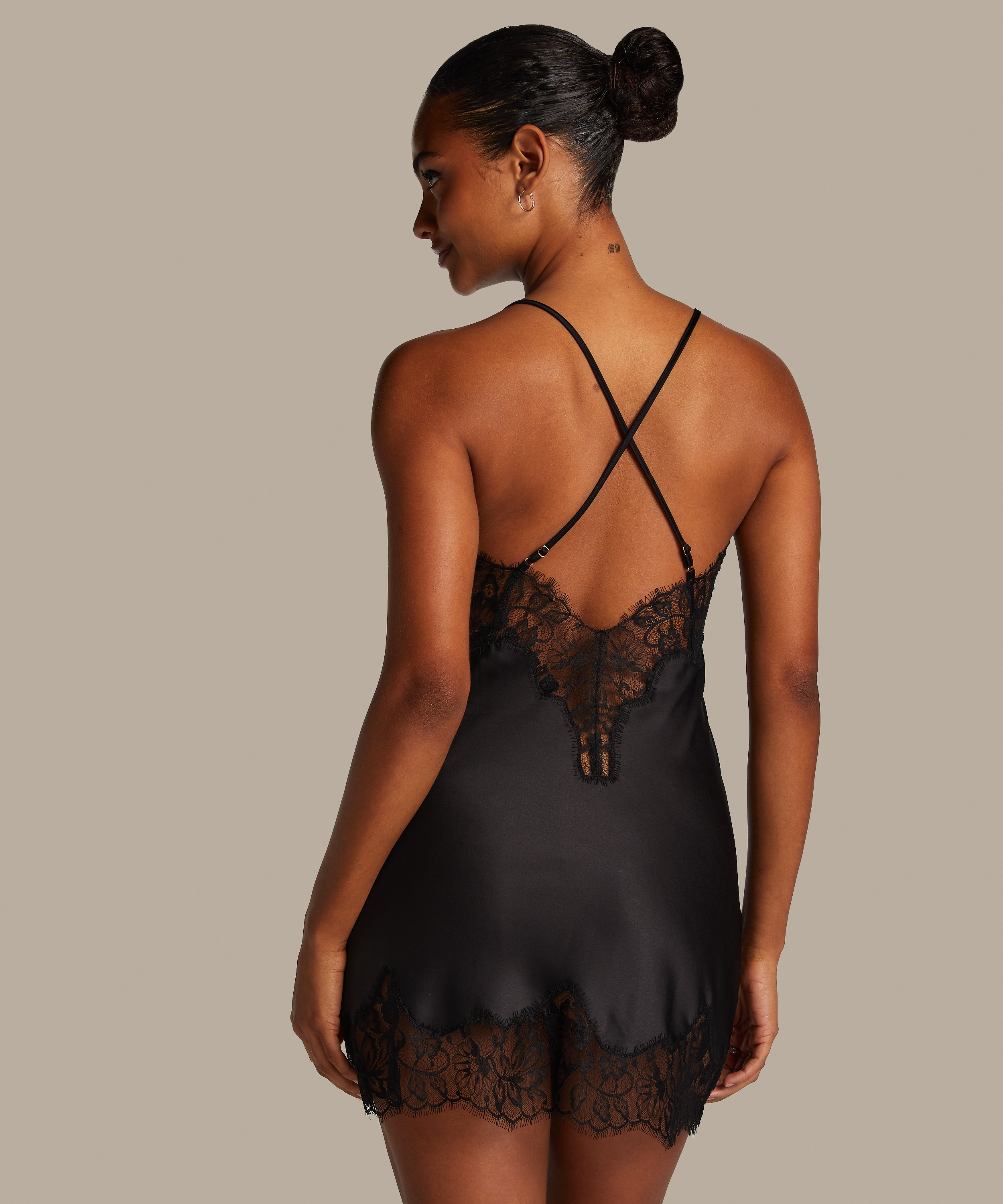 Underkjole Valerie, Svart, main