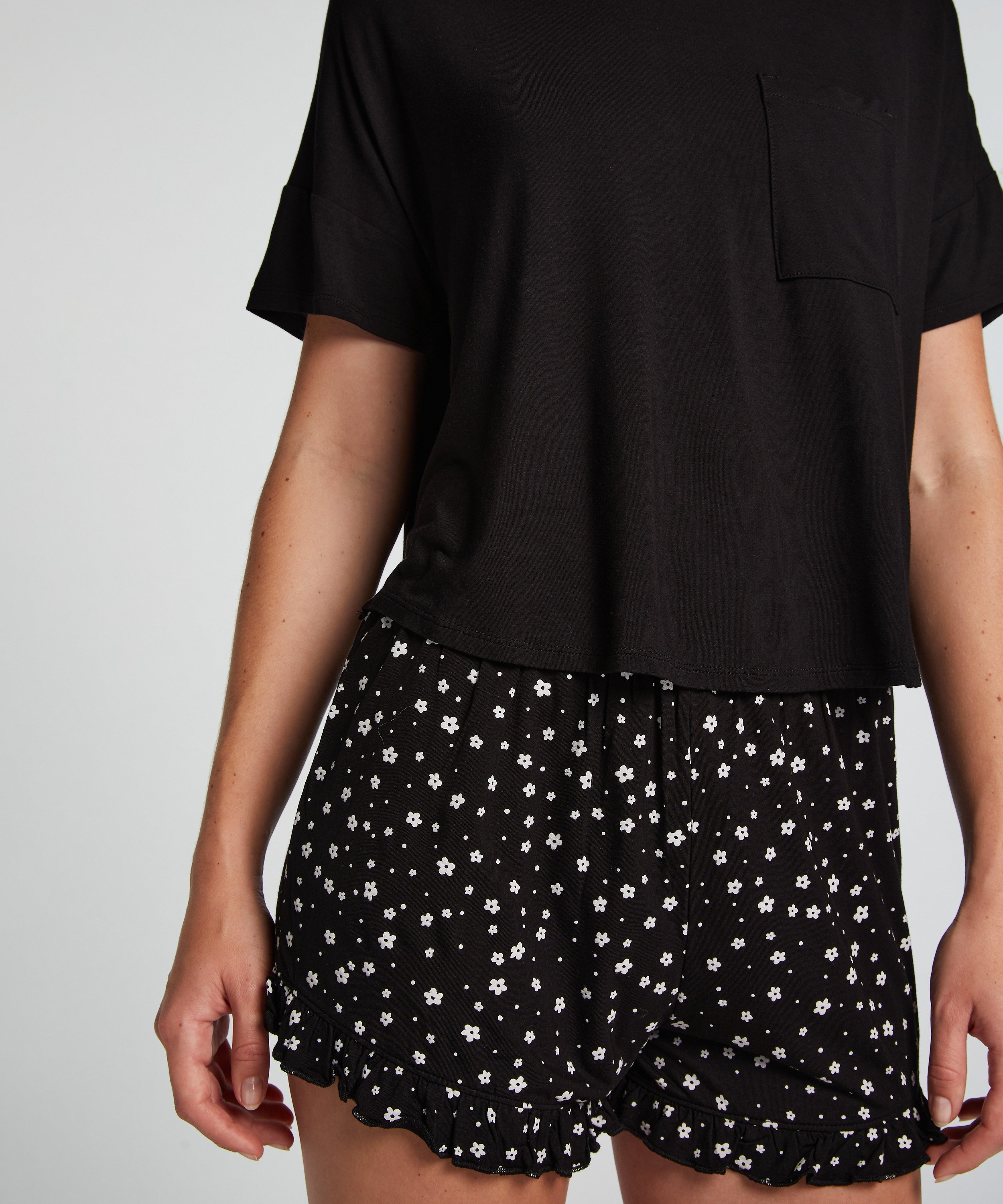 Pyjamasett, Svart, main