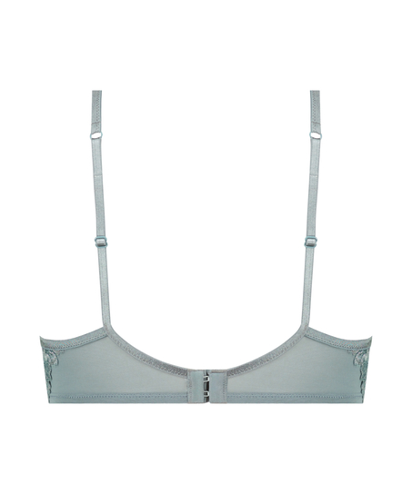Uvattert bh med bøyle longline Meghan, Blå