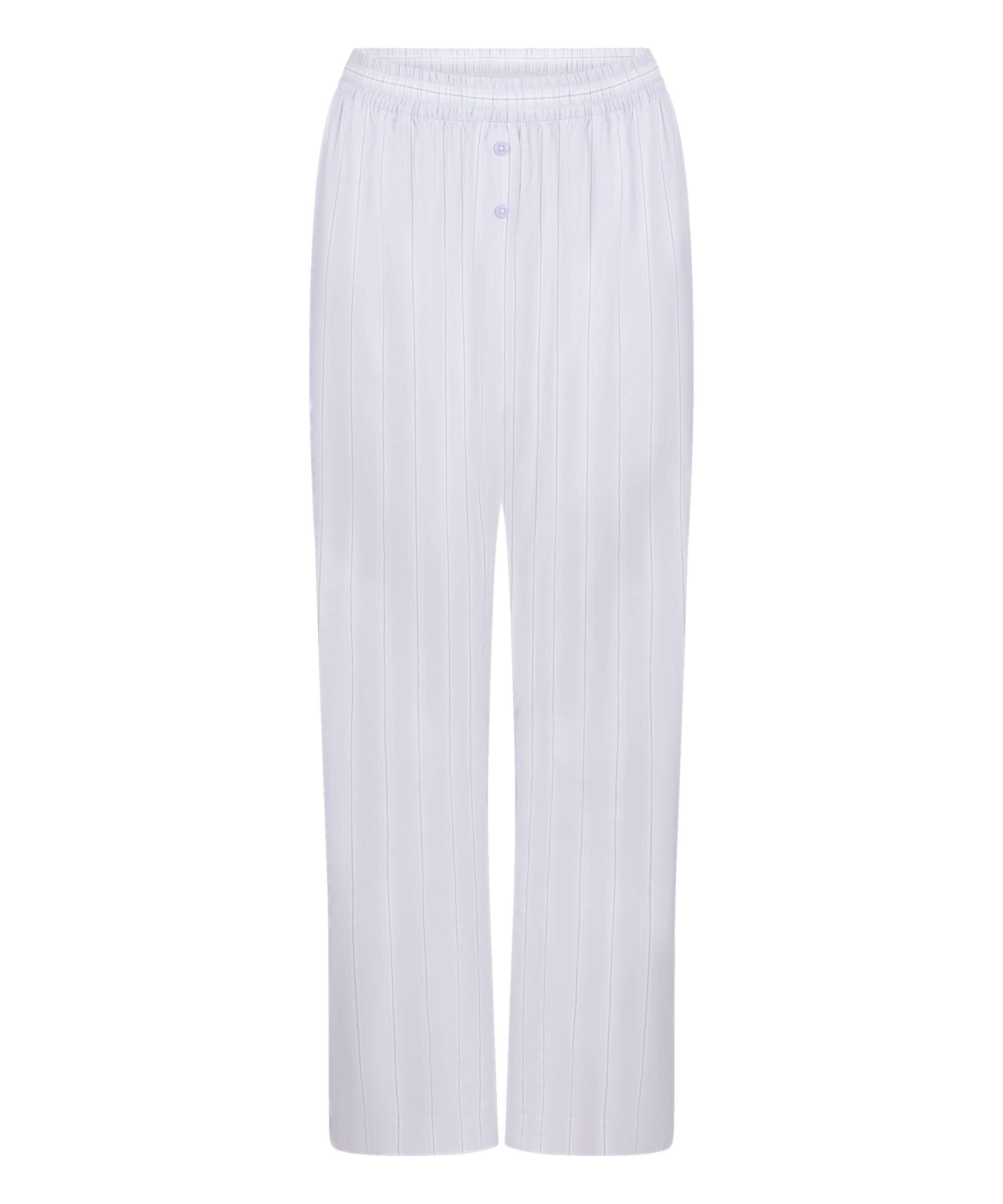 Pant Woven Cotton Stripe, Lilla