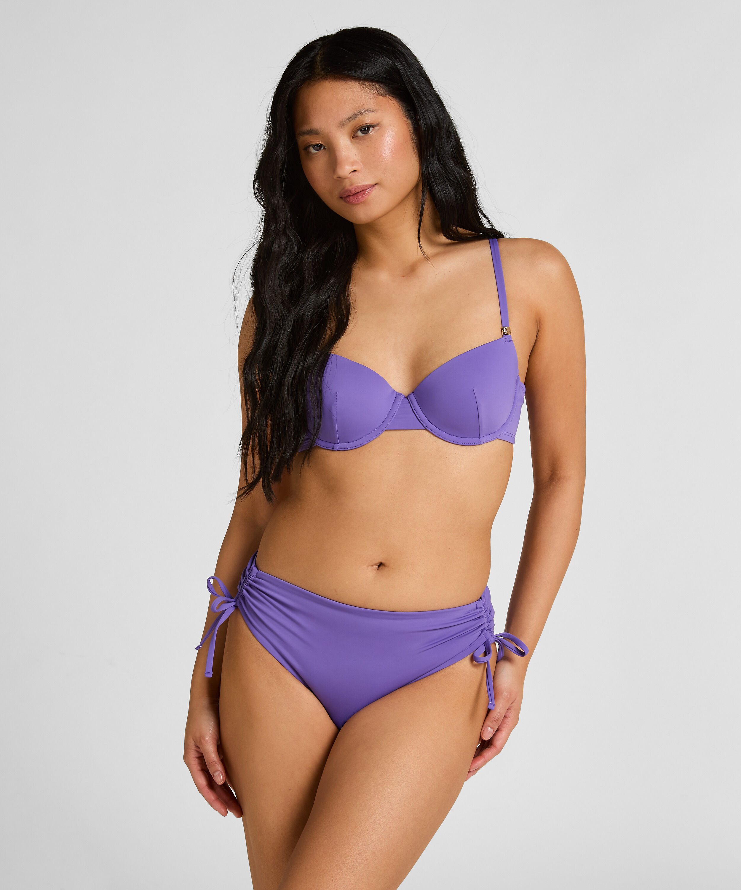 Midi Bikini Bottom Luxe, Lilla Midi Bikini Bottom Luxe, Lilla