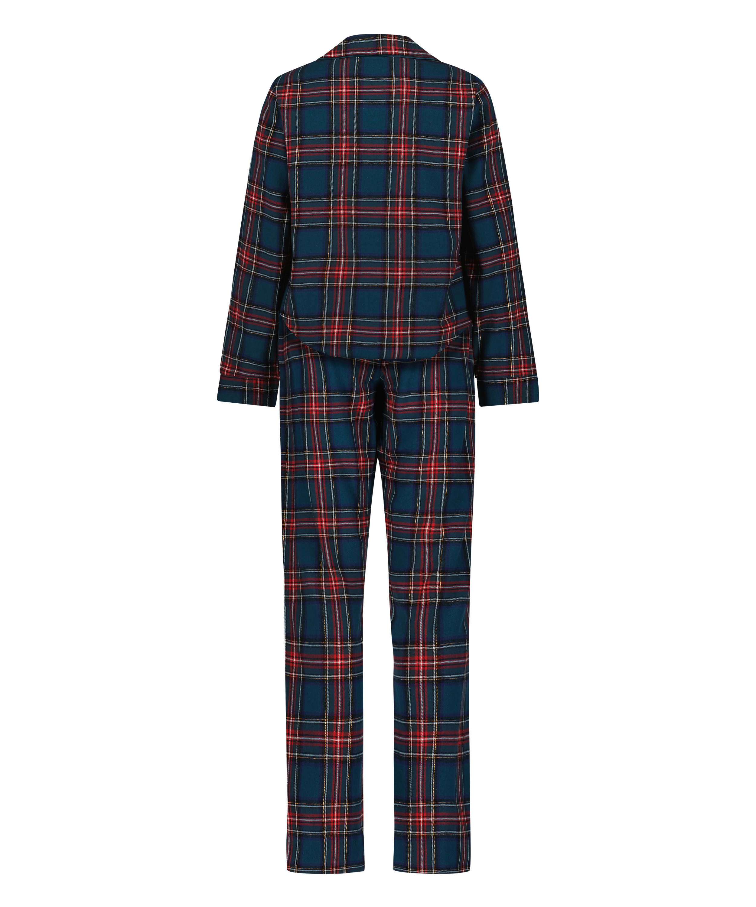 Twill pyjama set, Bl&aring;, main