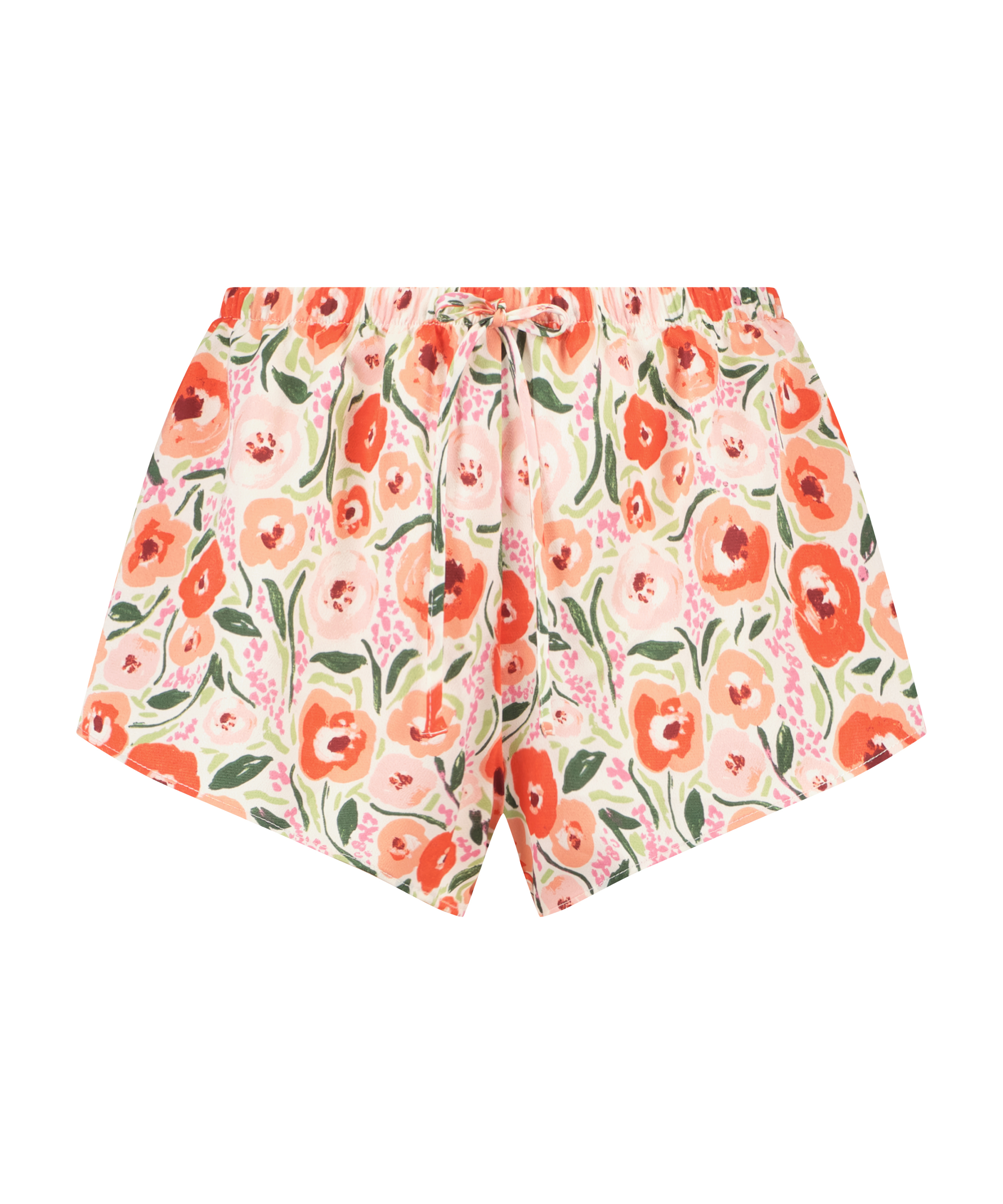 Satin Shorts, Hvit, main