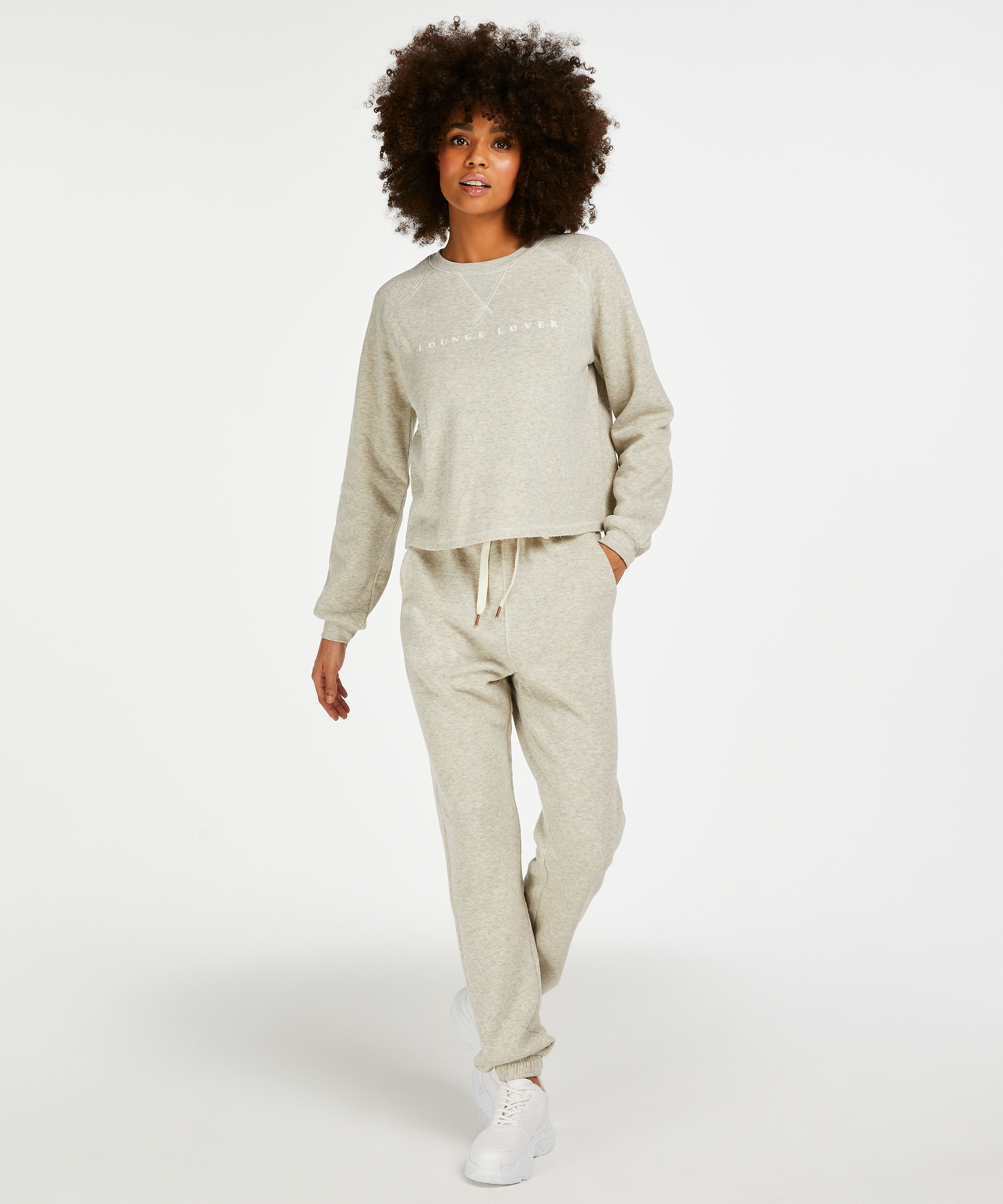 Sweat Brush joggebukse, Grå, main