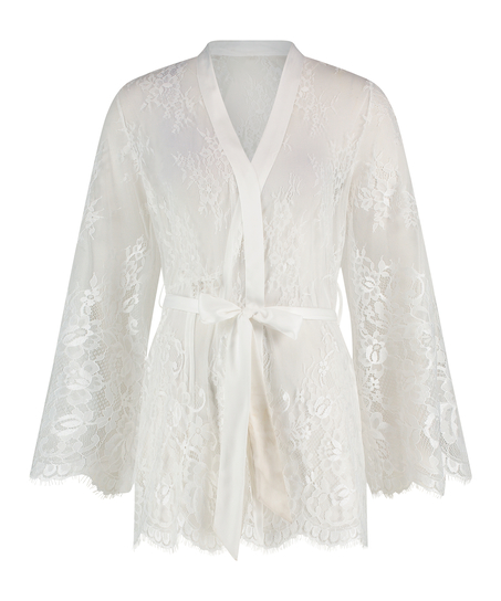 Kimono Lace Isabelle, Hvit