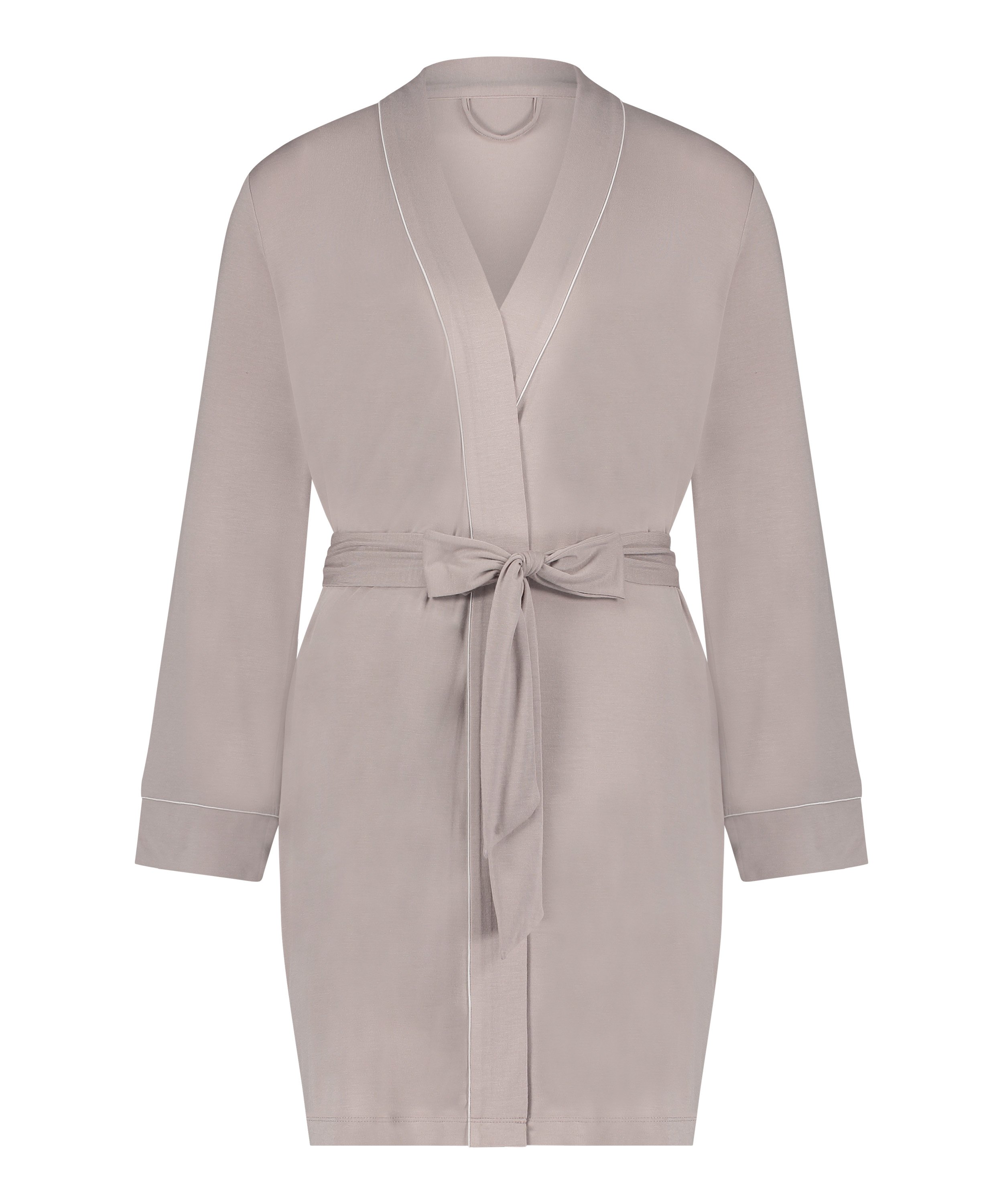 Short Jersey Robe Essentials, Beige, main