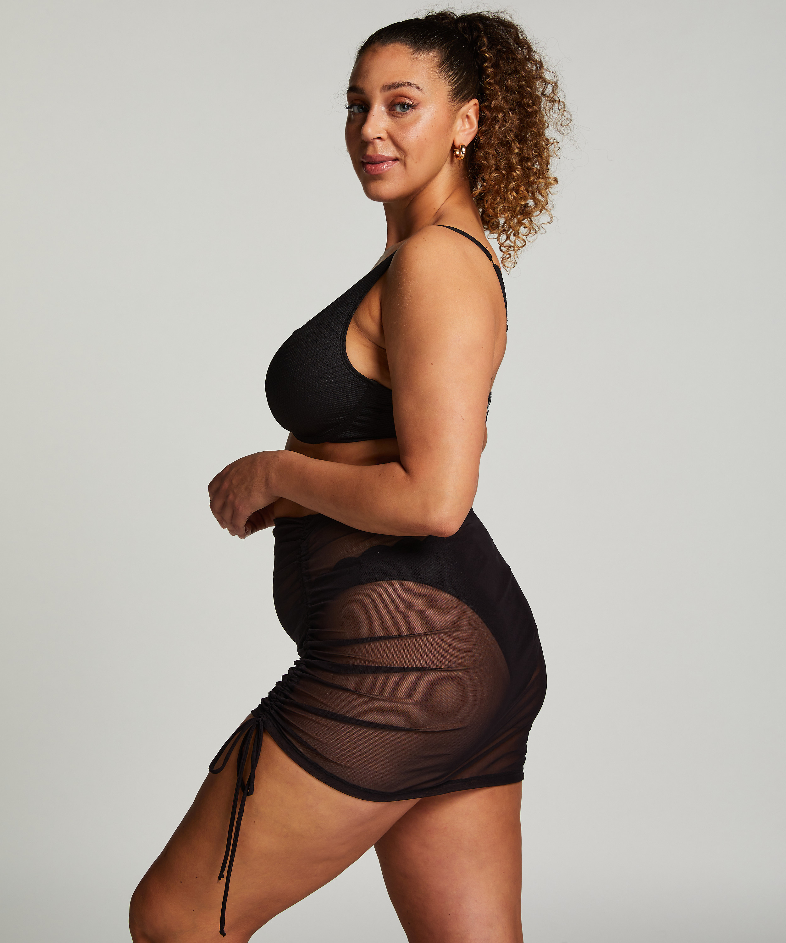 Strandskjørt, Svart, main