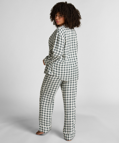 Pyjamassett twill, Grønn