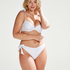 Santorini fôret bikinitopp med bøyler Vivian Hoorn, Hvit