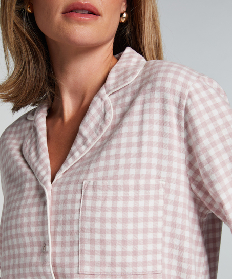 Pysjamatopp Flanell Essentials, Lilla