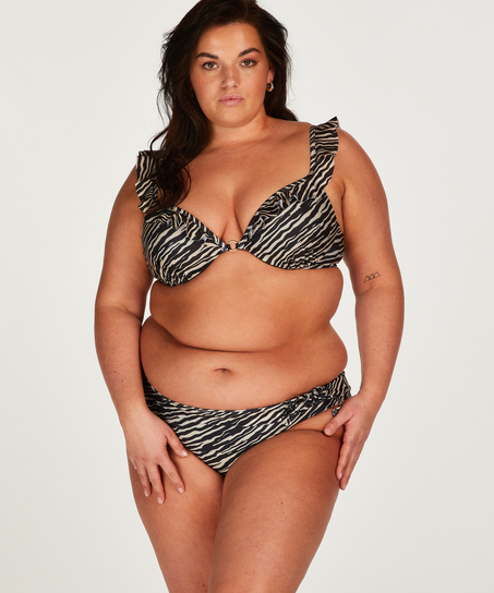 Rio Bikini Underdel Zebra, Brun