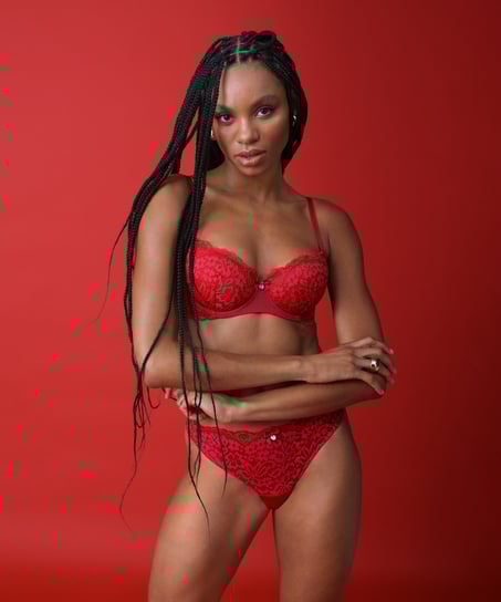 Rose polstret spile-BH, R&oslash;d