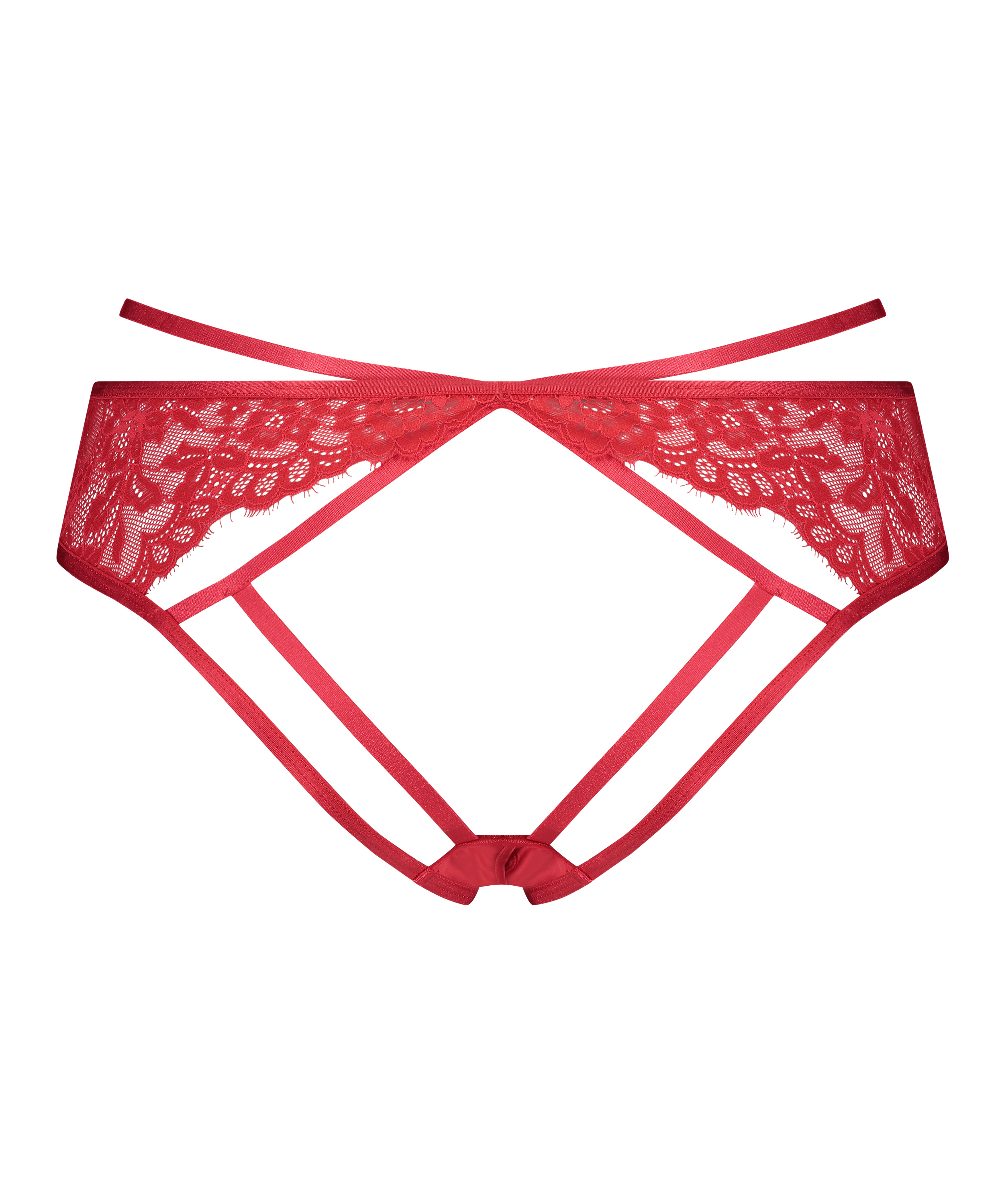 Iggy brasiliansk truse med fransk åpning, Rød, main