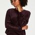 Velvet shimmer topp, Lilla