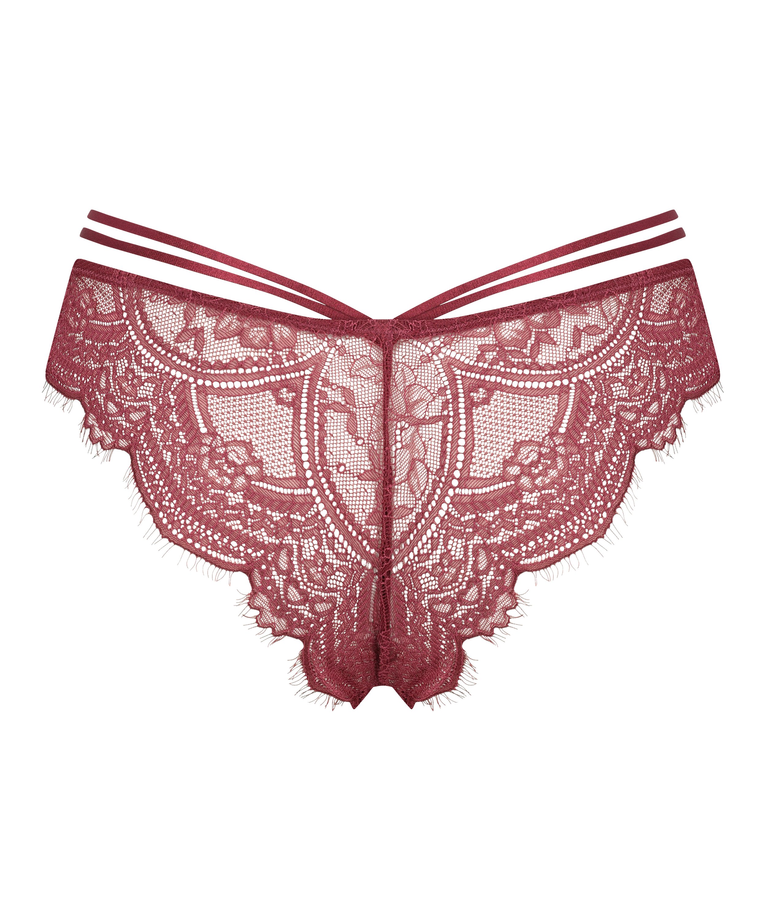 Sian brasiliansk truse med høy skjæring, Rød, main