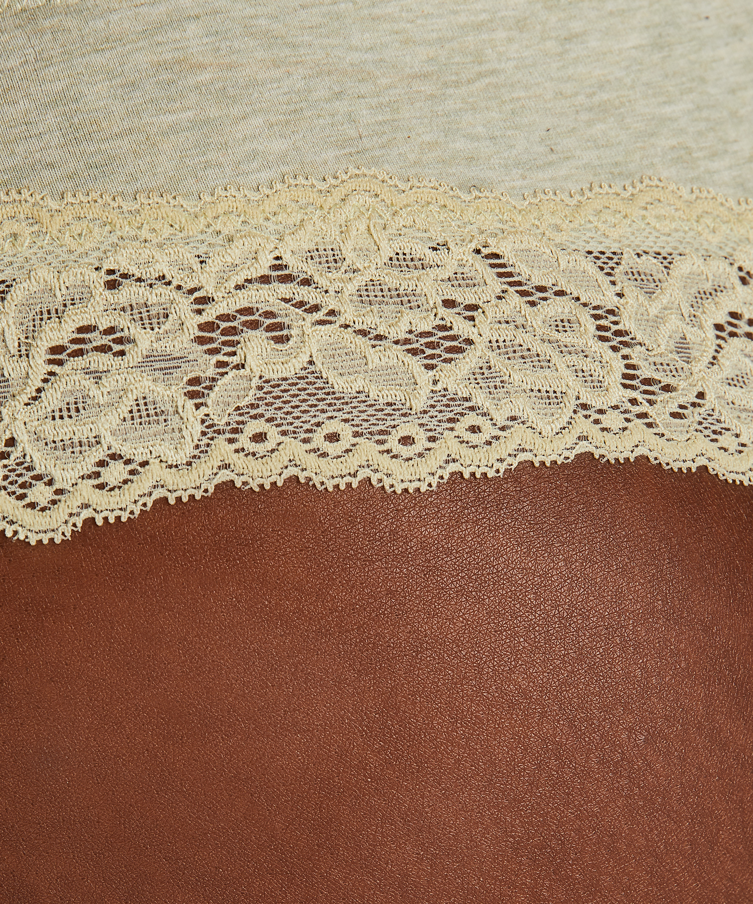 Hipster-string i bomull, Grønn, main